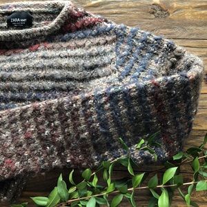 Zara Multi Color Crop Sweater